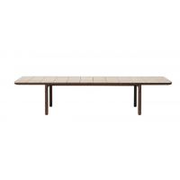SUMMERSIVE STONE TEAK DINING TABLE FOR OUTDOOR SUMMERSIVE STONE TEAK DINING TABLE FOR OUTDOOR