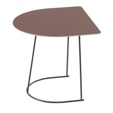 AIRY SEMI OVAL SIDE TABLE
