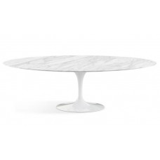 OVAL TULIP MARBLE COFFEE TABLE