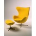 EGG CHAIR WITH OTTOMAN (PREMIUM)