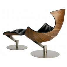 LOBSTER LOUNGE CHAIR WITH OTTOMAN