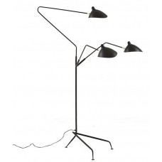 SERGE MOUILLE  3 ARM FLOORLAMP 