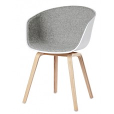 AAC22 CHAIR WITH FRONT UPHOLSTERY