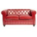 ZO CHESTER RED SOFA