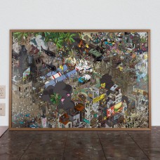EBOY AMNESTY PIXEL ART POSTER