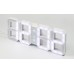 WHITE & WHITE DIGITAL LED CLOCK BY DESIGNER VADIM KIBARDIN (NEW VERSION)