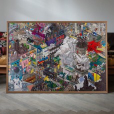 EBOY PARIS PIXEL ART POSTER